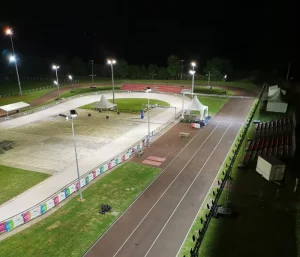 réalisation éclairage stade exterieur